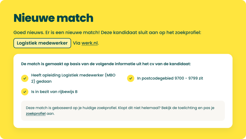 Matchmail van First2Find