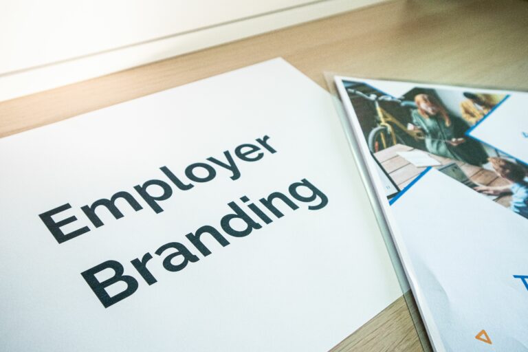 Kaart met employer branding erop