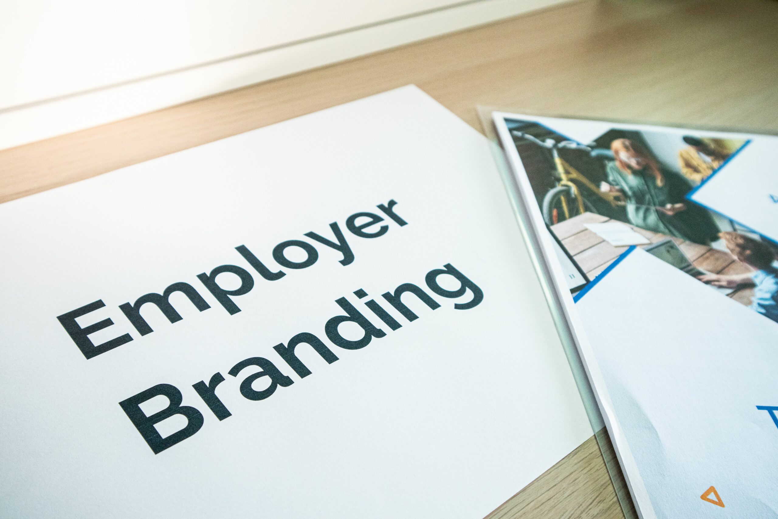 Kaart met employer branding erop